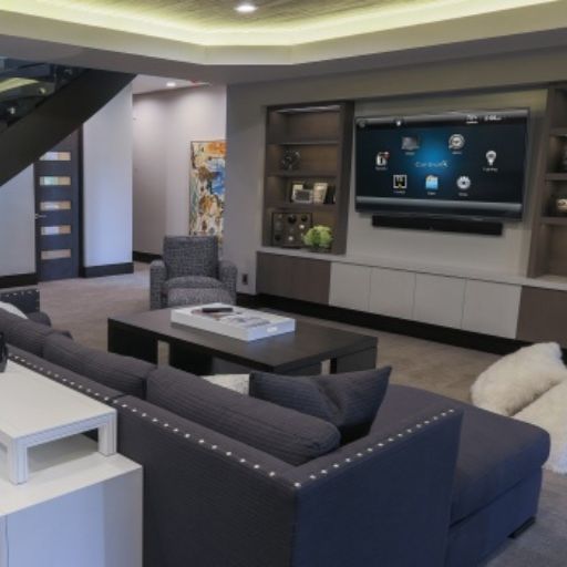 A smart home showing Our Work at Synergy Smart Homes